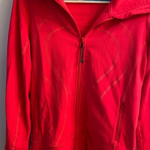Lululemon red full-zip jacket - Picture 2 of 4